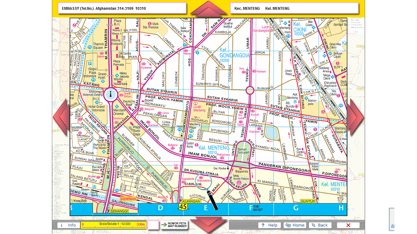 Software peta kota bandung indonesia postal code ahnom