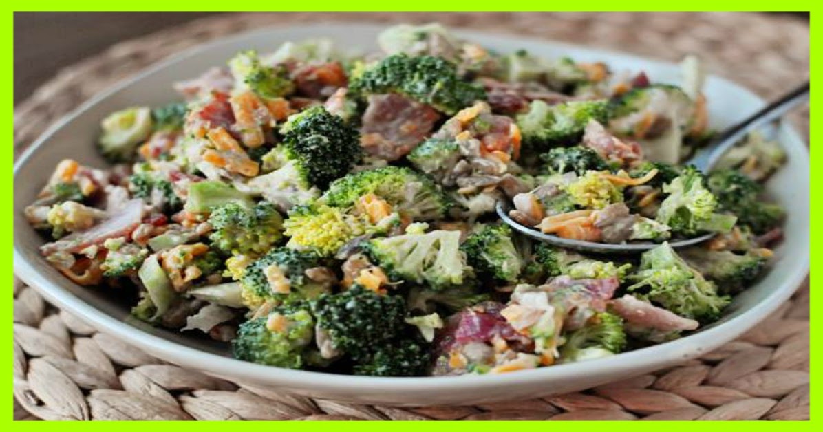 Broccoli Salad Recipe - 5 SmartPoints - weight watchers recipes