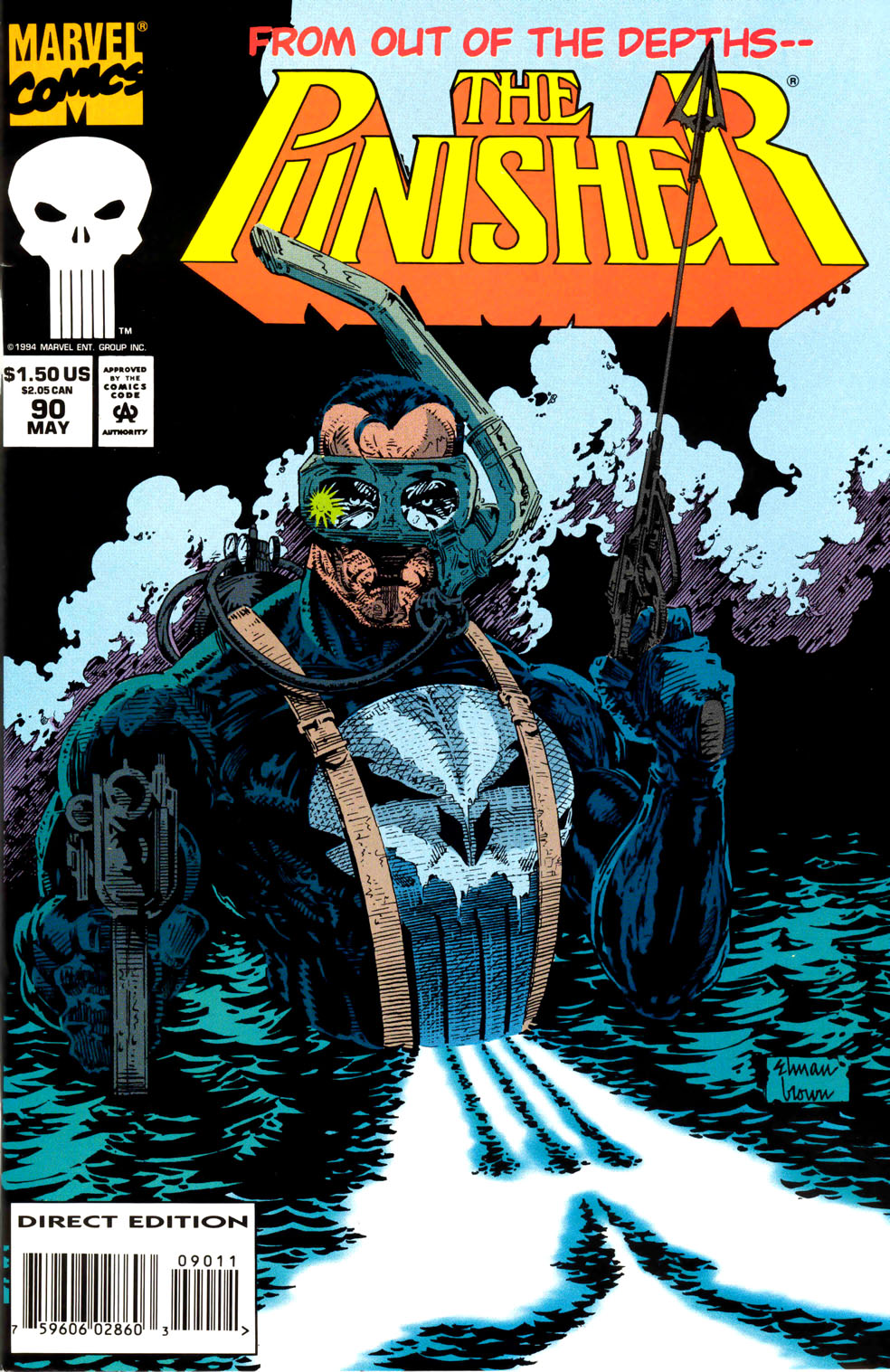 Read online The Punisher (1987) comic -  Issue #90 - Fortress Miami - 1
