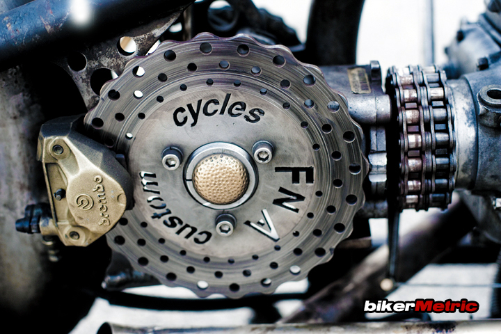 raw r75/5 bobber - custom brake detail | fna custom cycles