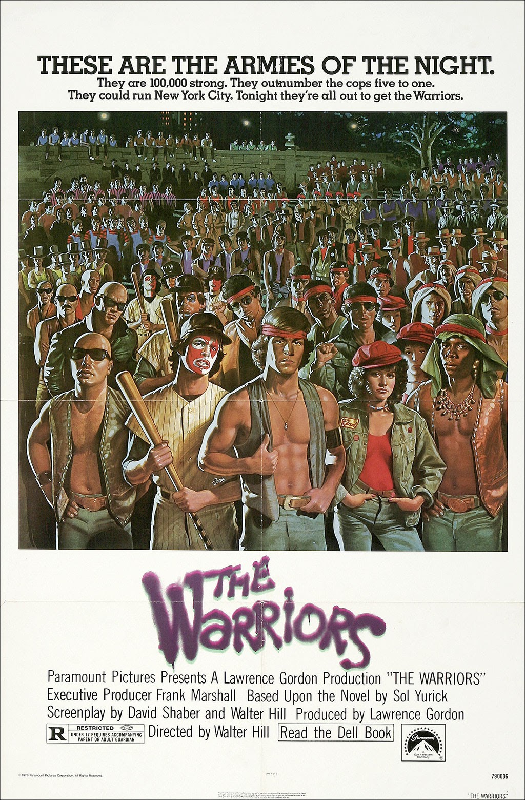 El diseño Vueltas y vueltas Londres LAS MEJORES PELÍCULAS DE LA HISTORIA DEL CINE: THE WARRIORS (1979). Las  bandas callejeras de Walter Hill.
