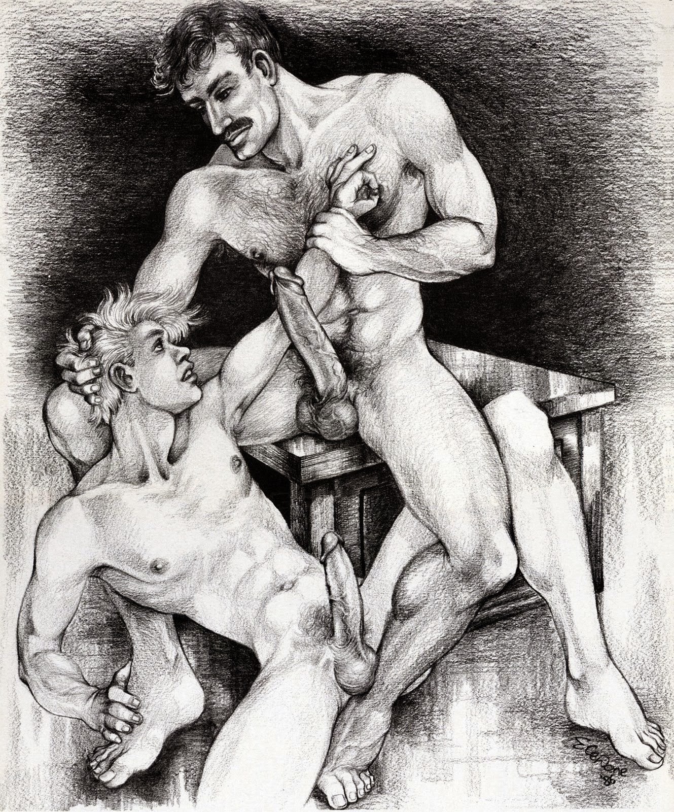 Gay erotic drawings