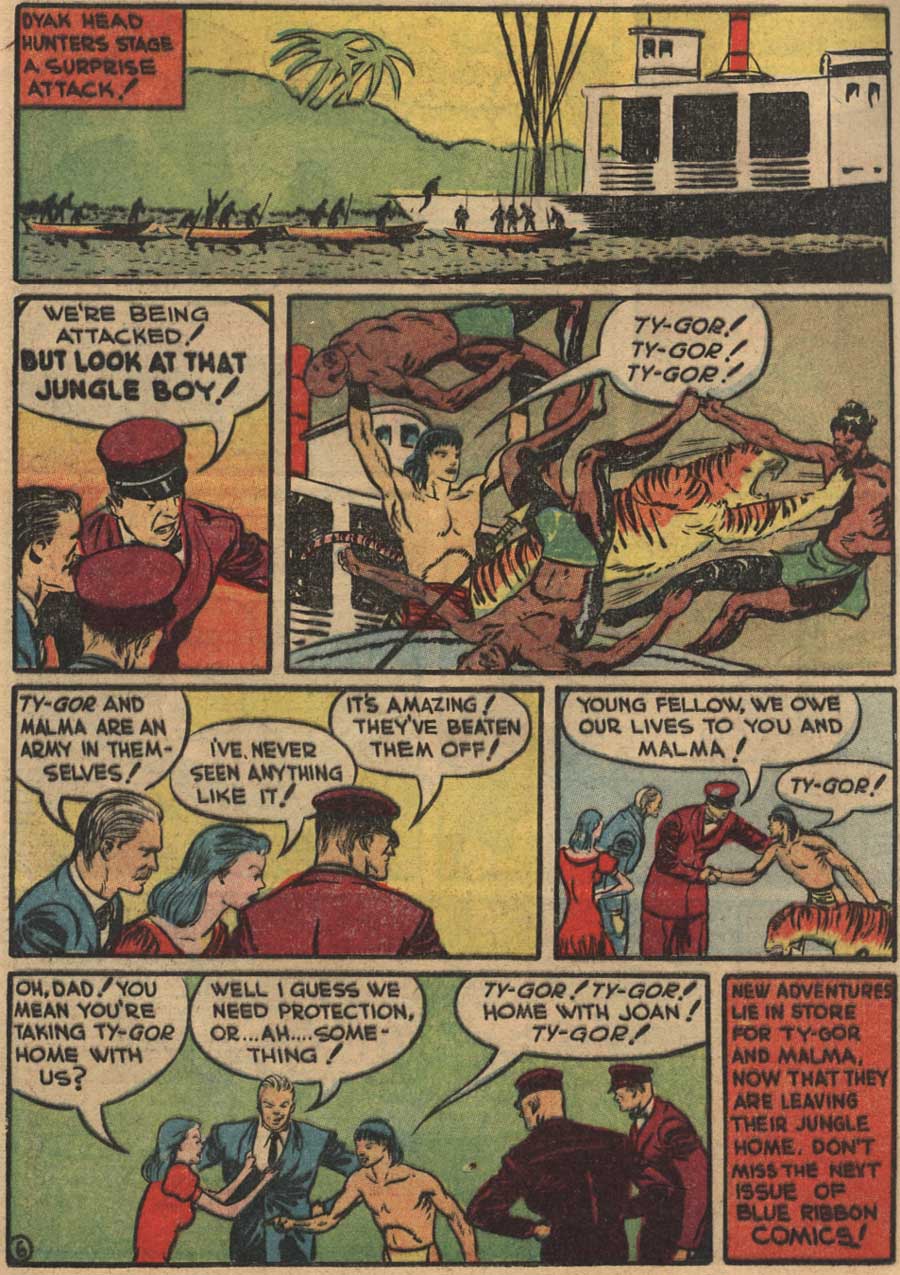 Read online Blue Ribbon Comics (1939) comic -  Issue #7 - 48