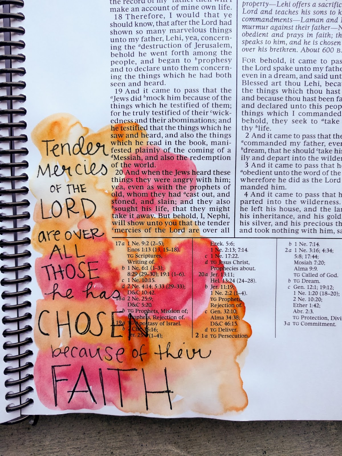 A Lively Hope Painting in my Scriptures