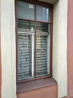 Zugemauertes Fenster Zugemauertes Fenster