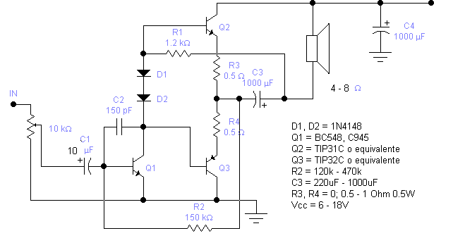 Konsep 26 Skema Ampli Mini Tip 41 42