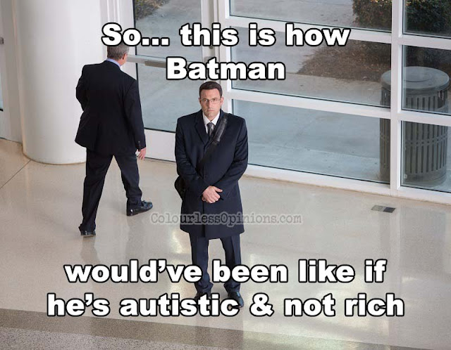 "I'm The Accountant" doesn't have the same ring to it. accountant bruce wayne affleck meme