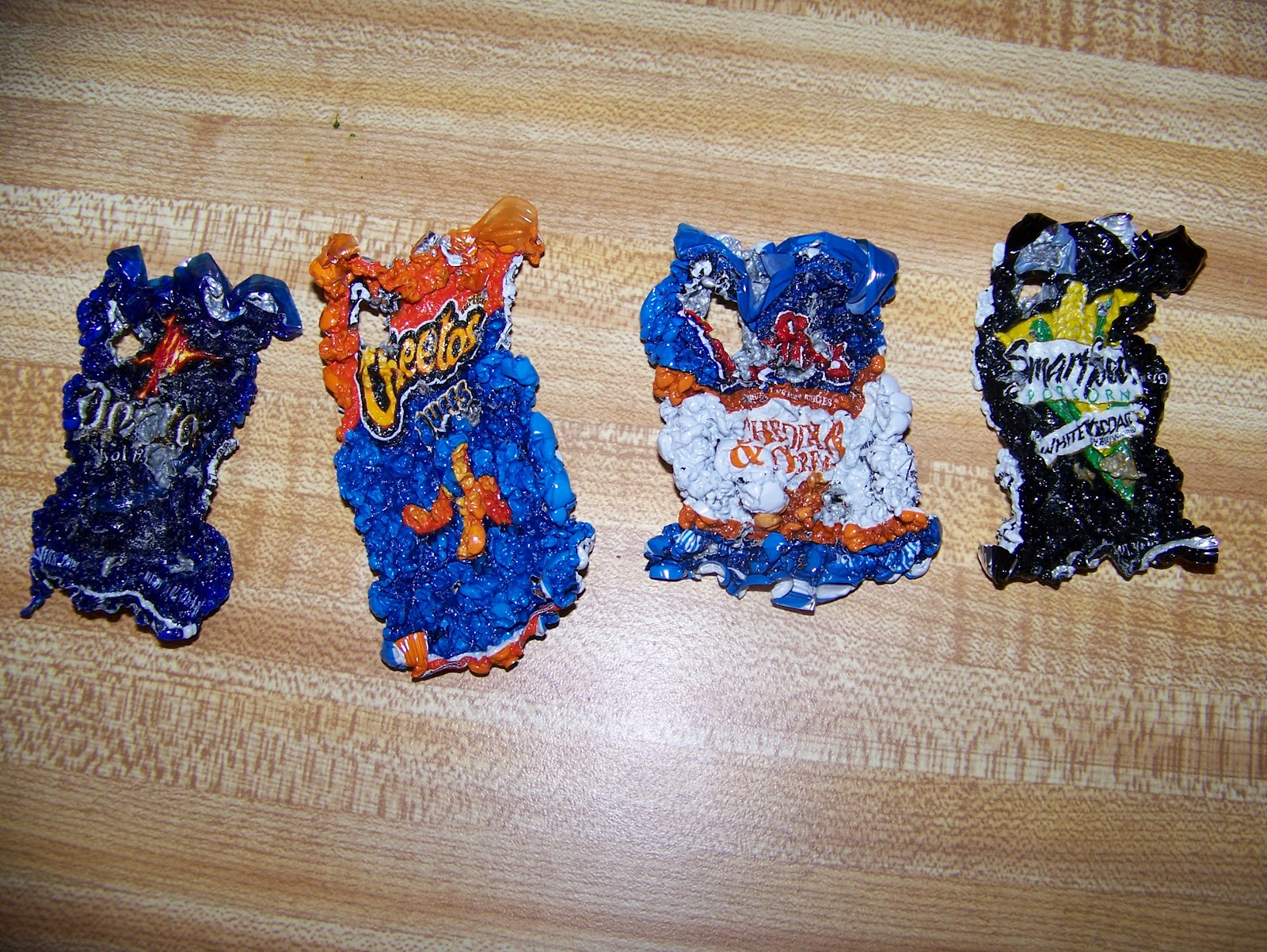 Making Cooley Stuff Chip Bag Shrinky Dink Key Chains