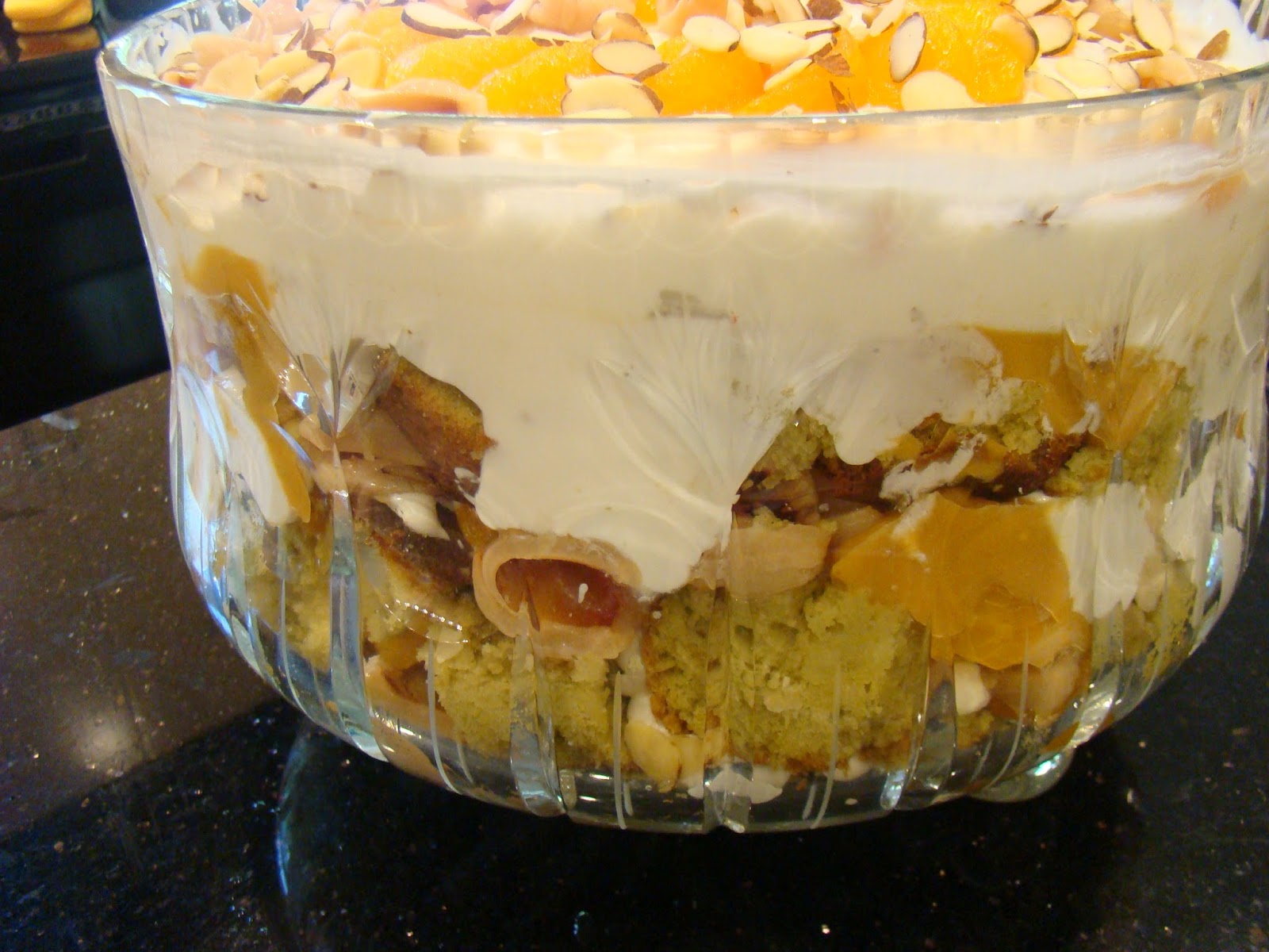 My Favorite Recipes Collection Green Tea Poundcake Trifle with Lychees