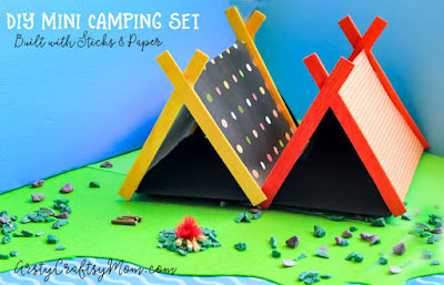 popsicle stick tent crafts