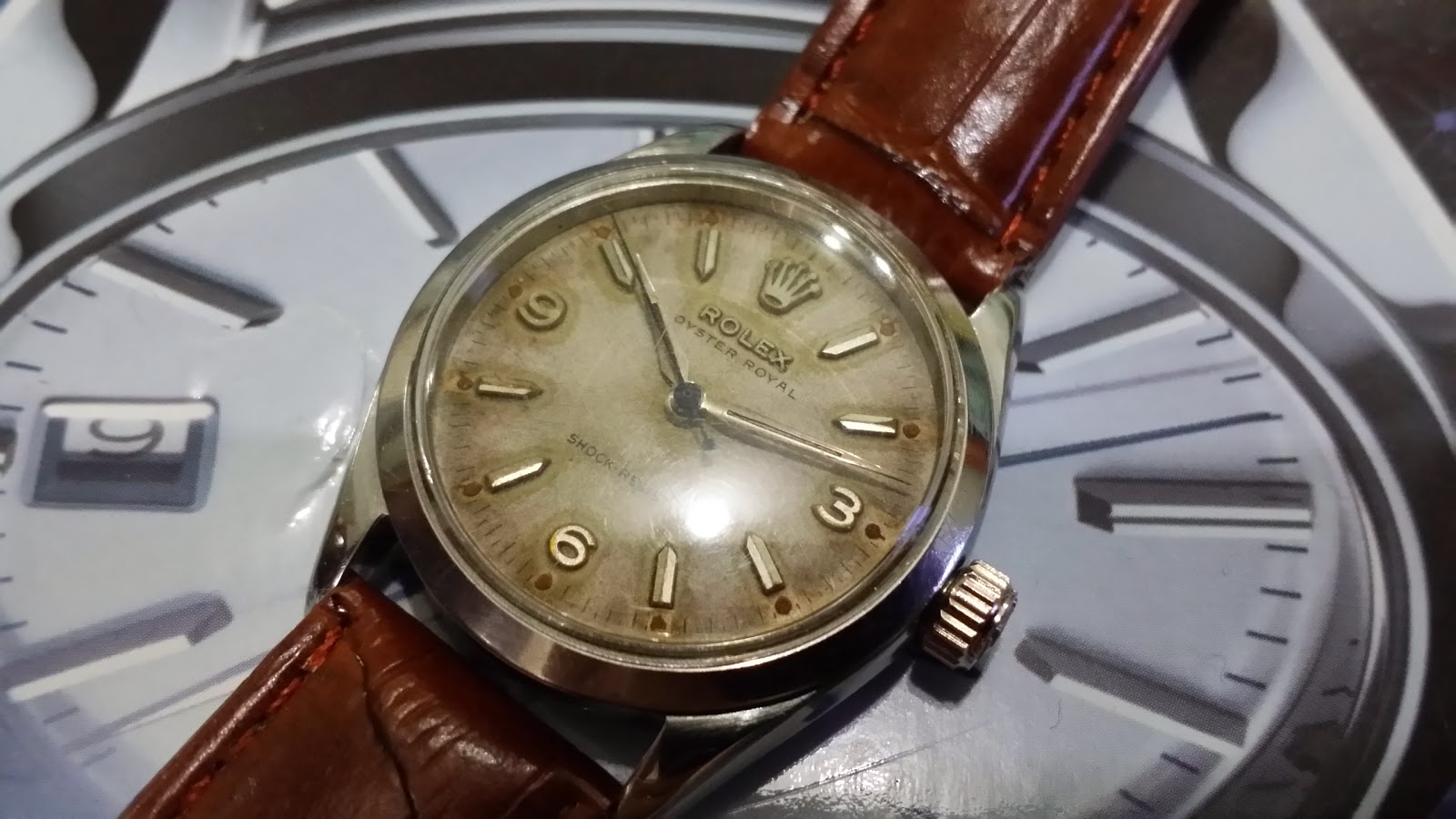 AUTHENTIC 1964 ROLEX OYSTER ROYAL GENTS WRISTWATCH