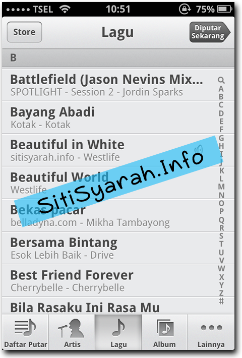 delete lagu di iphone 6