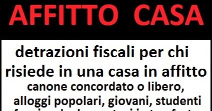 scaricare canone affitto 730