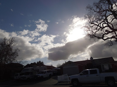 Dramatic Clouds and an Earthquake