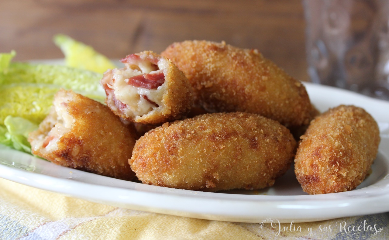JULIA Y SUS RECETAS Croquetas de jamón ibérico