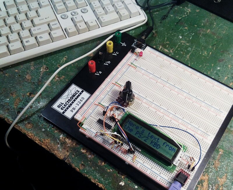 PIC Projects in Pascal PS/2 Keyboard