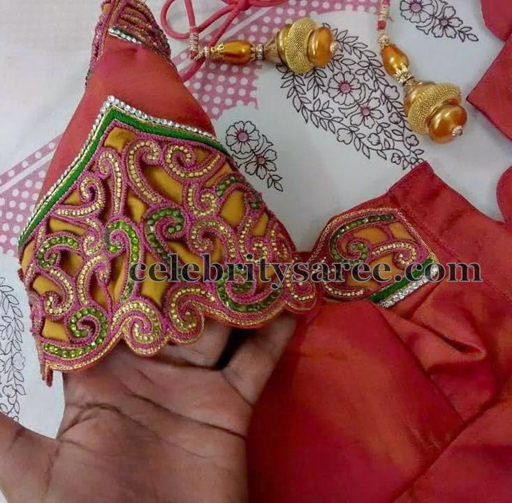 Rich Work Blouse Sleeves - Saree Blouse Patterns
