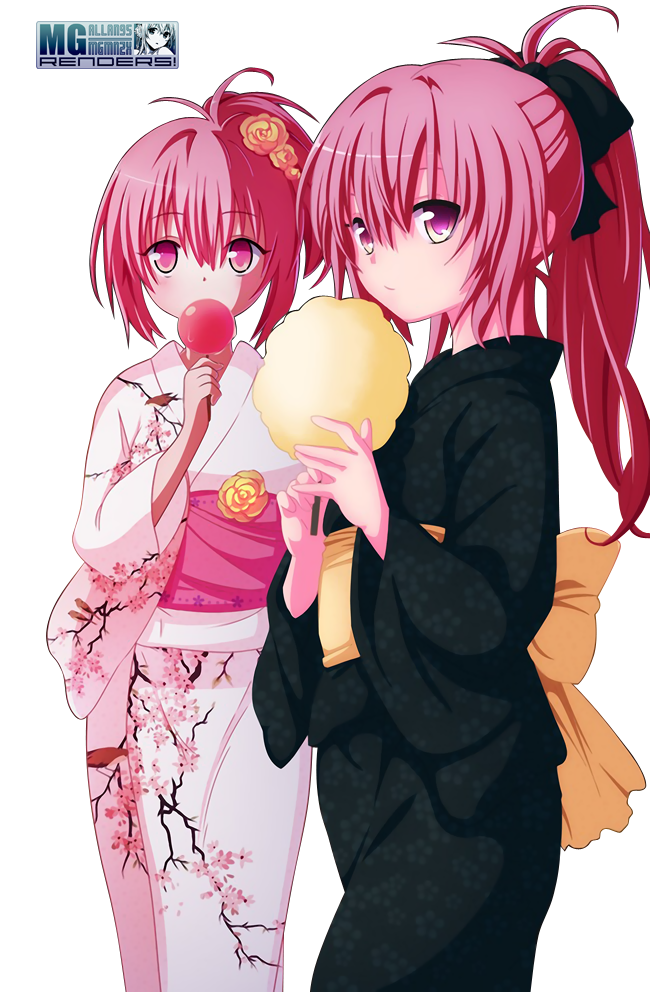 To Love Ru Momo Velia Deviluke Y Nana Asta Deviluke Render 