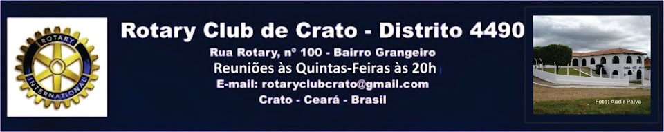 <center>Rotary Club de Crato - Distrito - 4490</center>