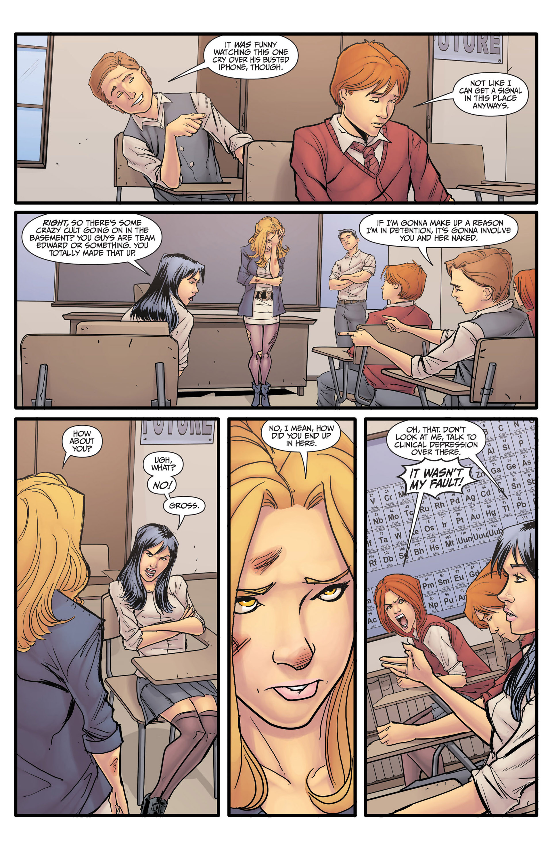 Read online Morning Glories comic -  Issue # _TPB 1 - 64