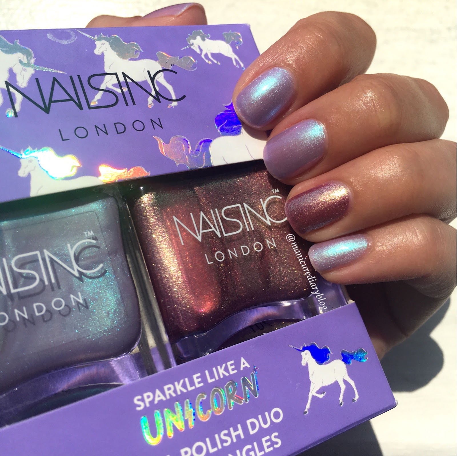 Manicure Diary Nails Inc. Sparkle Like a Unicorn Duo
