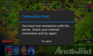 Cara mengatasi conection lost pada game Clash of clans COC Cara memperbaiki conection lost pada game Clash of clans COC