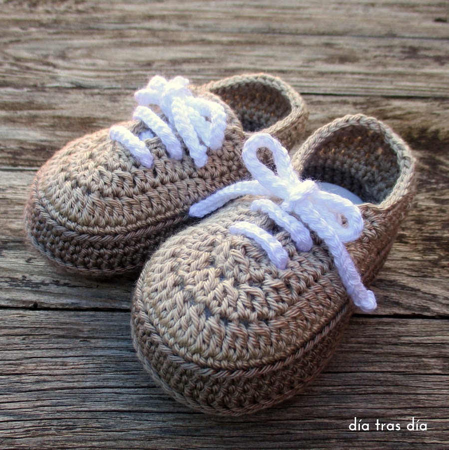 Zapatos bebé crochet
