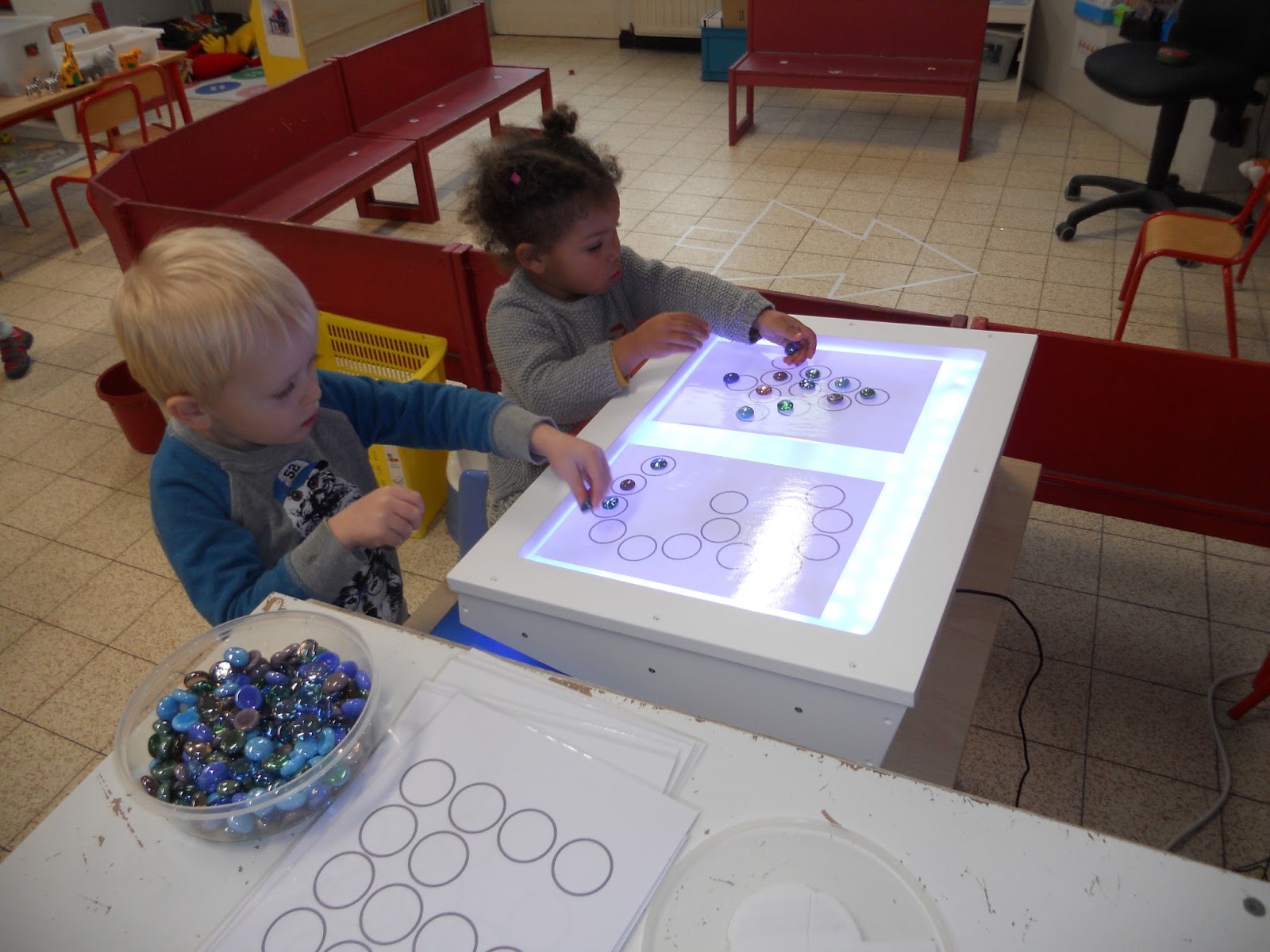 Welkom bij de jongste kleuters B: Thema kerstmis