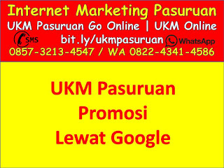 UKM Pandaan, UKM bangil, UKM pasuruan Belajar Internet Marketing untuk Promosikan produksi UKM