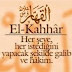Belli Bir Sayı Olmadan EL-KAHHAR Okumanın Faziletleri Faydaları