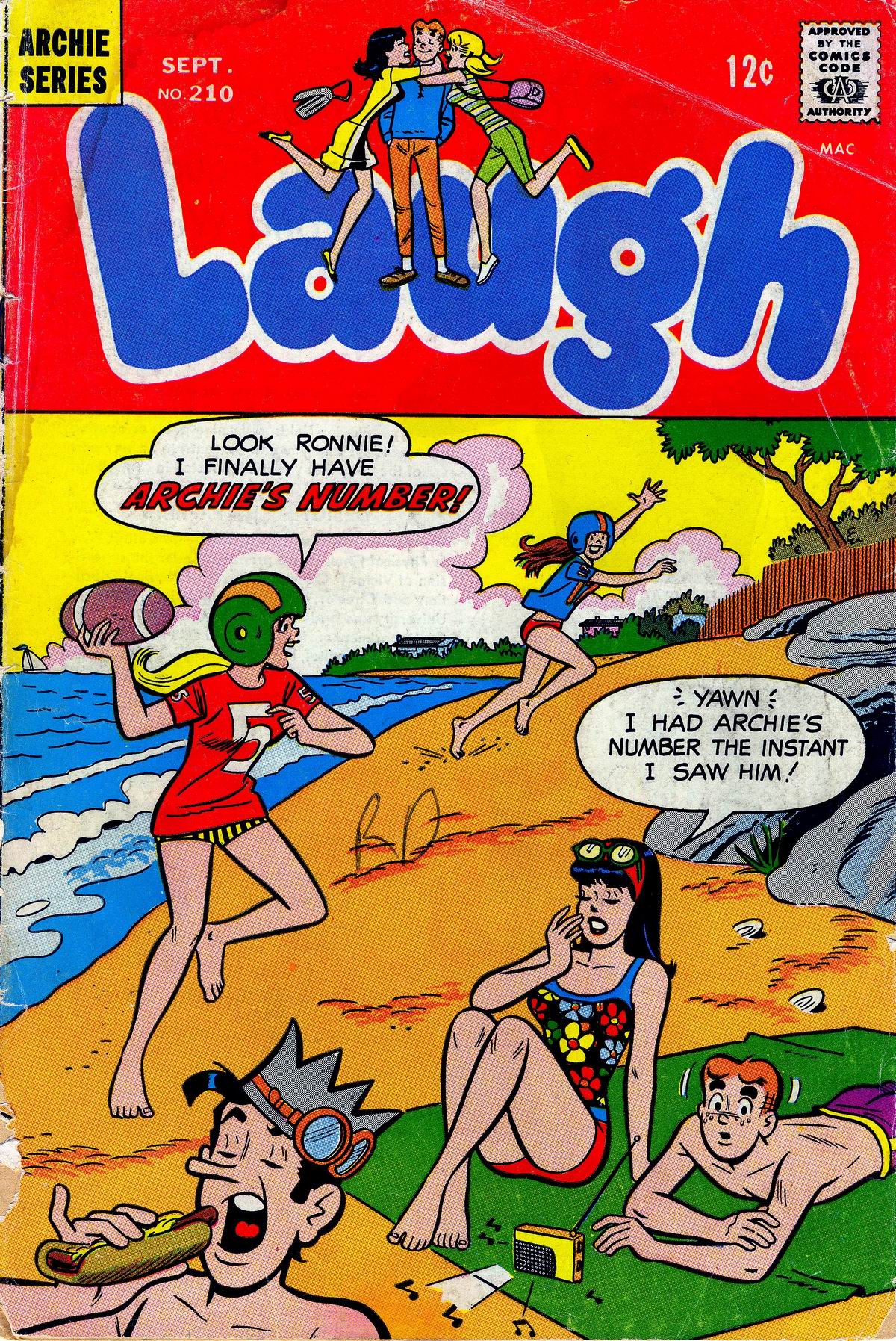 Read online Laugh (Comics) comic -  Issue #210 - 1