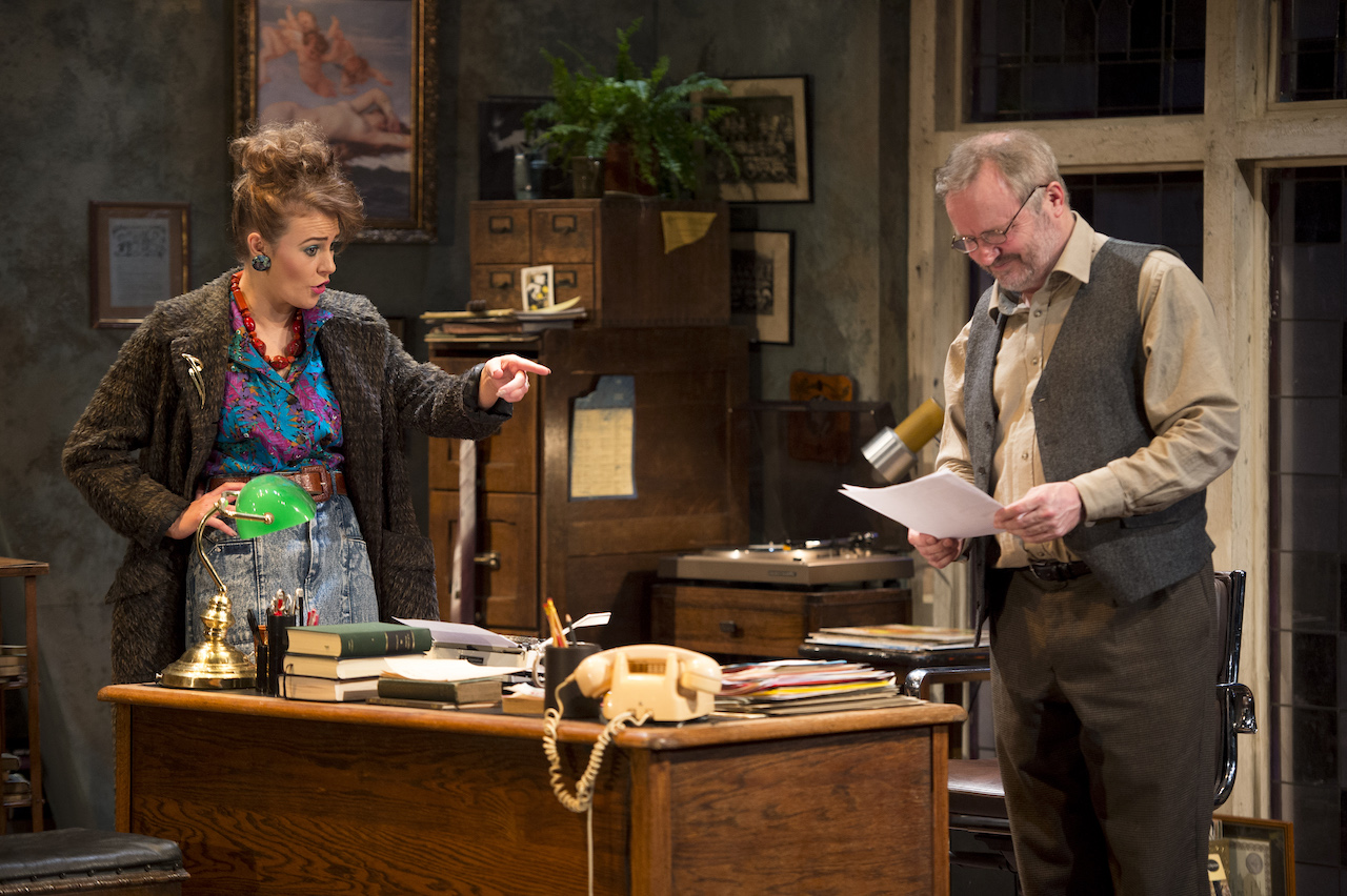 alan in belfast educating rita educating frank lyric theatre kerri quinn thrives in the role of