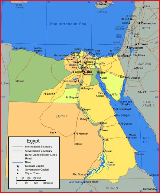 image: Map of Egypt