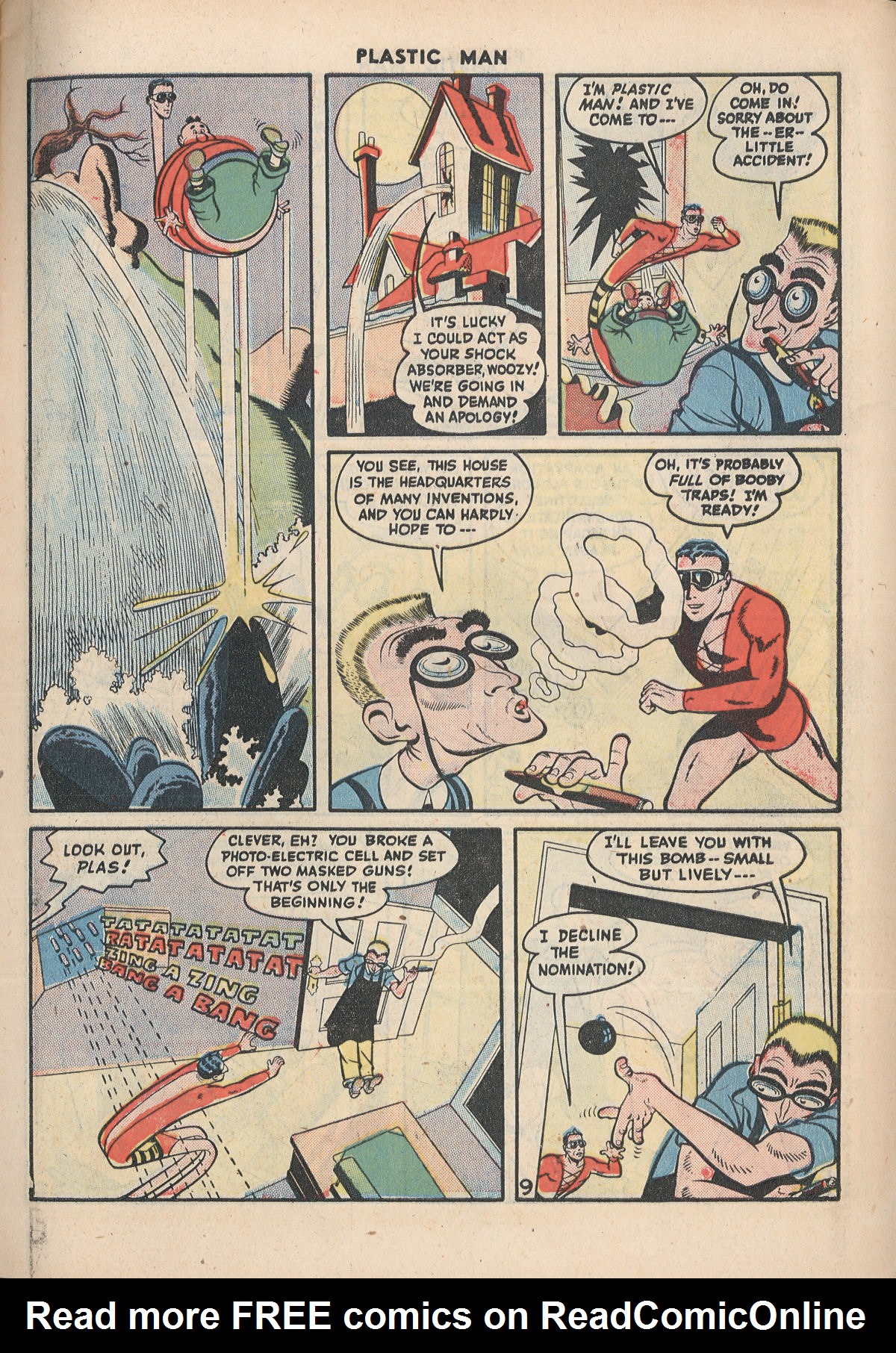 Read online Plastic Man (1943) comic -  Issue #5 - 11