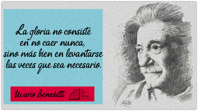 CITAS, frases, Mario Benedetti, el club de los libros perdidos,