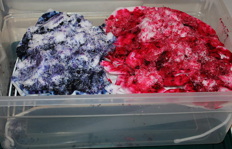 Through My Window snow dyeing tutorial