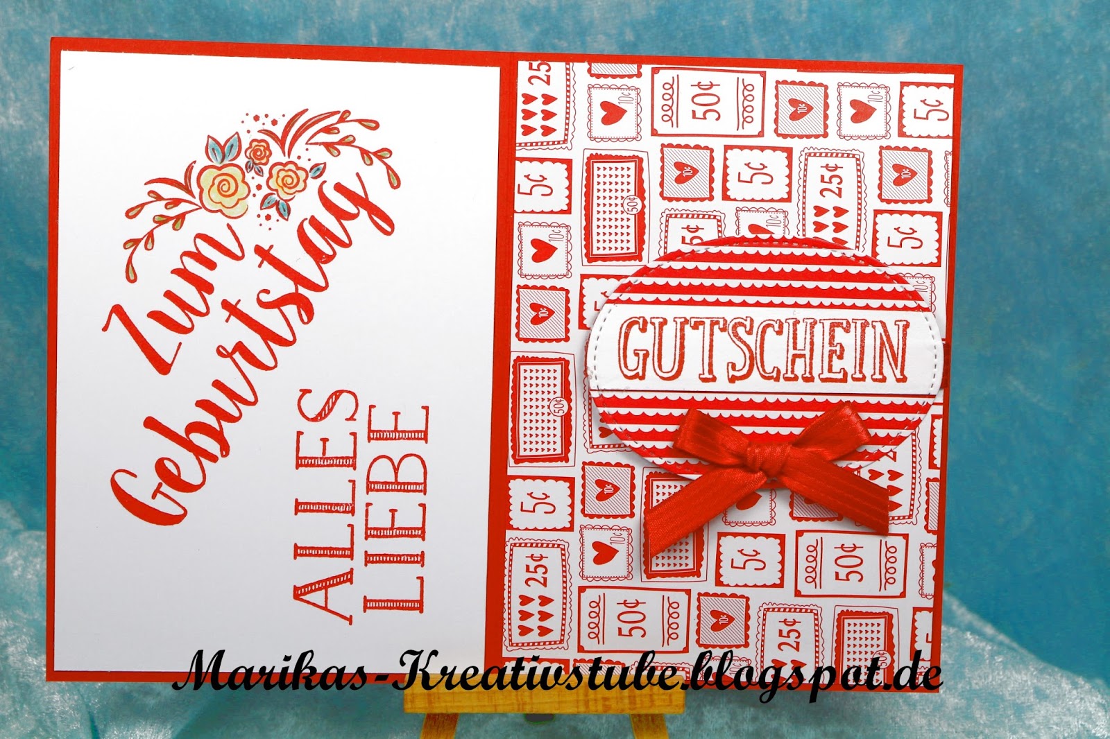 GutscheinKarte zum Geburtstag