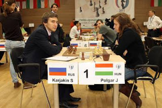 3e Tour : la Hongroise Judit Polgar s'est imposée avec les Blancs face à Karjakin © Site Officiel