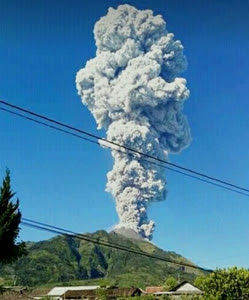 Gunung Merapi Meletus Freatik 