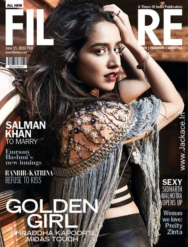Shraddha Kapoor’s Sparkling Look On The Filmfare Magazine Cover