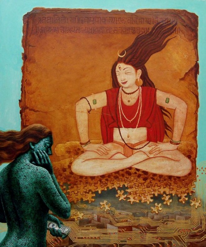 Dipak Kundu. Художник из Индии Dipak Kundu