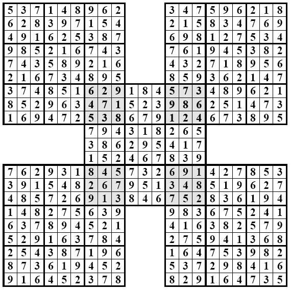 Sudoku Diario Sudoku Del D a Samurai