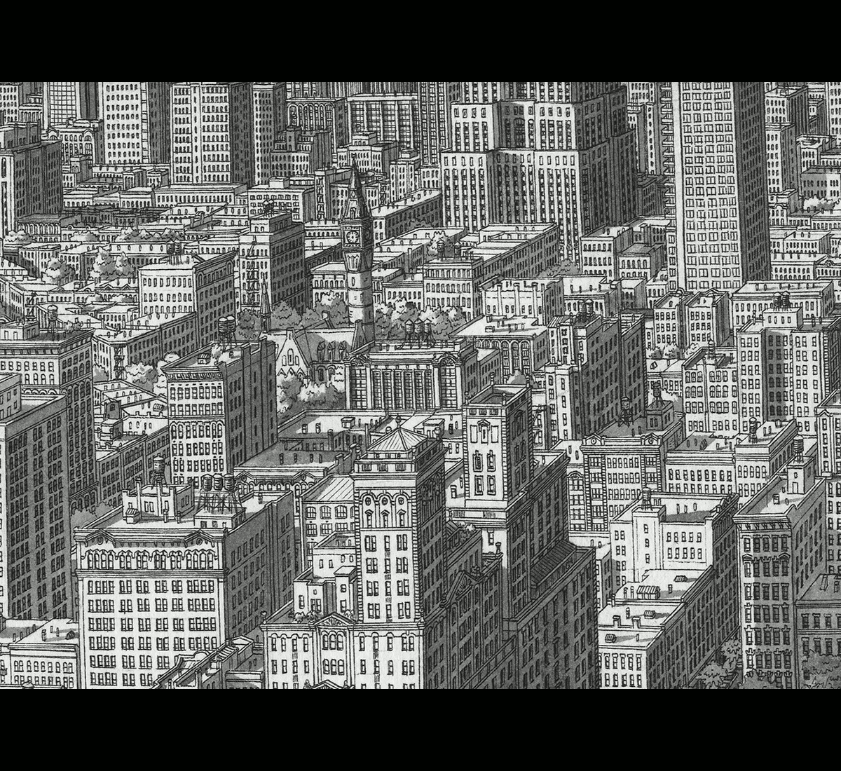 21-Washington-Square-NYC-Stefan-Bleekrode-Detailed-Architectural-Drawing-from-the-Imagination-www-designstack-co