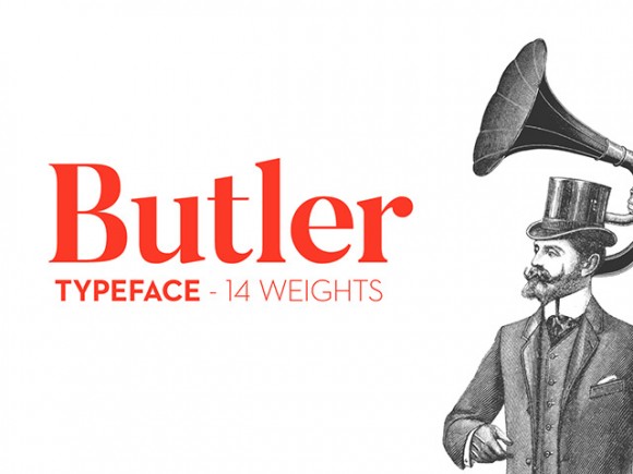 Download Font Terbaru dan Terbaik Januari 2016 - Butler Font