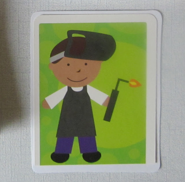 Weavings Making Matching Cards from Dollar Store Flashcards