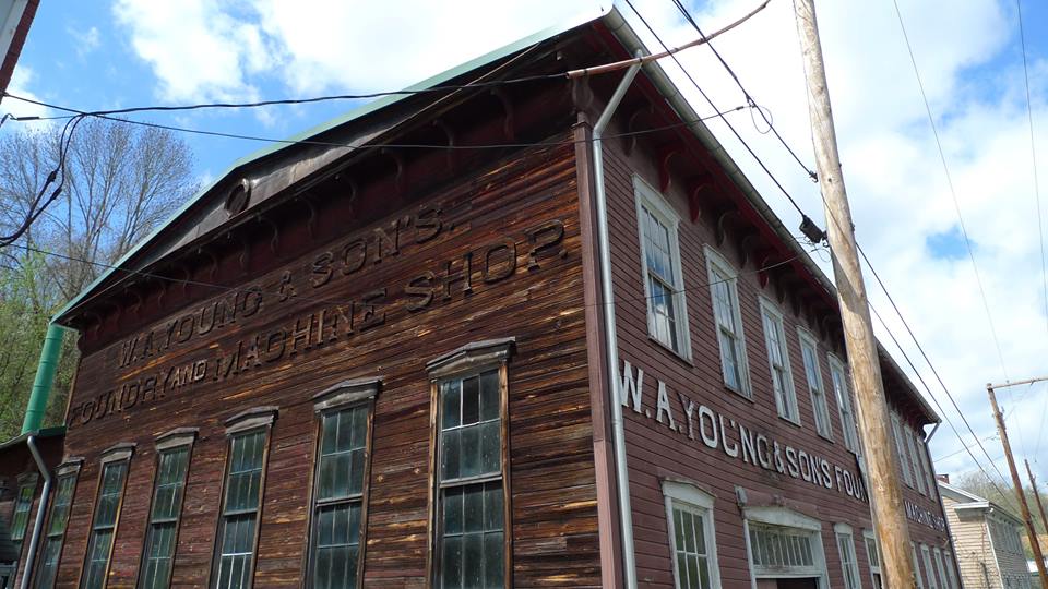 Towns and Nature Rices Landing, PA W. A. Young and Sons Foundry and