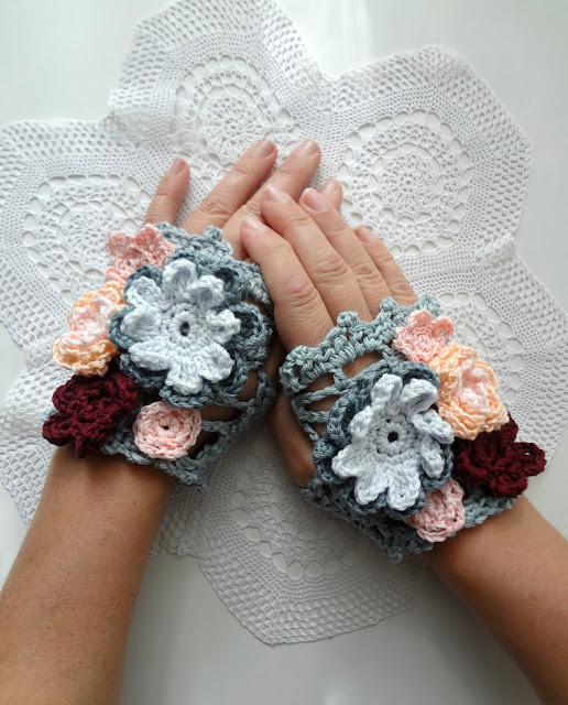 Bohemian Flower Warmers Pattern