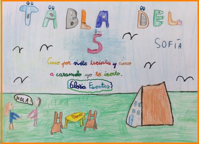 APRENDO ASÍ TABLA DE MULTIPLICAR DEL 5 GLORIA FUERTES