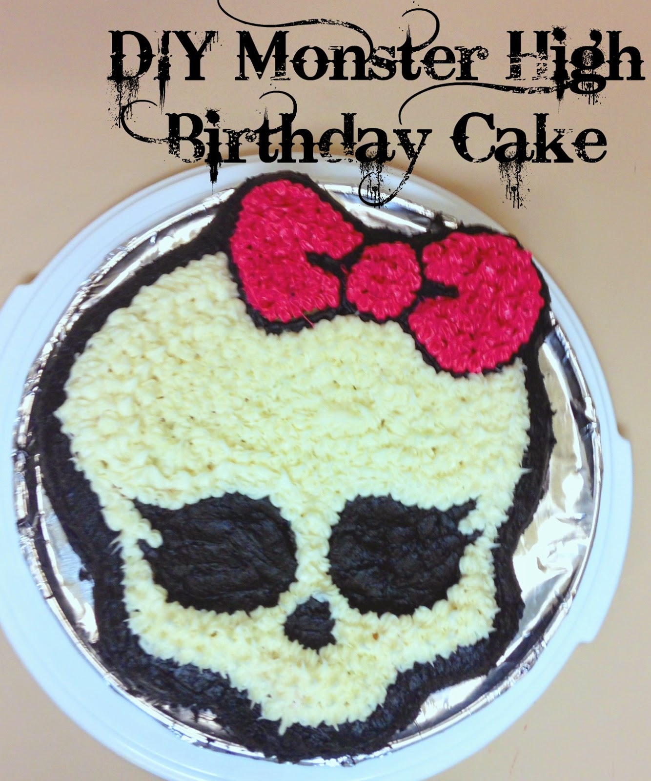 Diy Monster High Birthday Cake Outnumbered 3 To 1