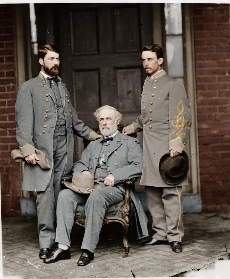 General Lee, high command for the Confederate Army.